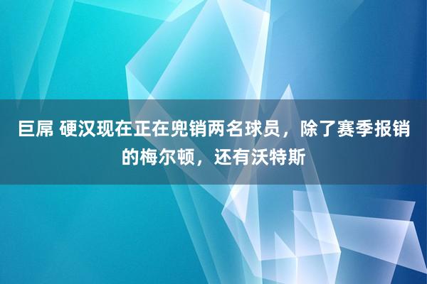 巨屌 硬汉现在正在兜销两名球员，除了赛季报销的梅尔顿，还有沃特斯