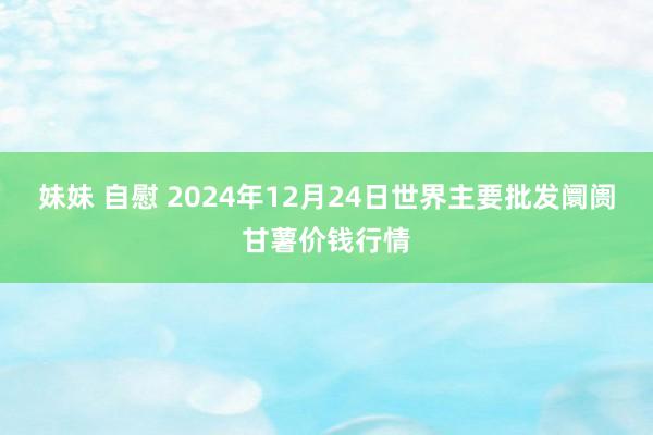 妹妹 自慰 2024年12月24日世界主要批发阛阓甘薯价钱行情