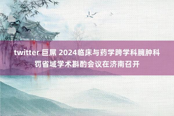 twitter 巨屌 2024临床与药学跨学科臃肿科罚省域学术斟酌会议在济南召开