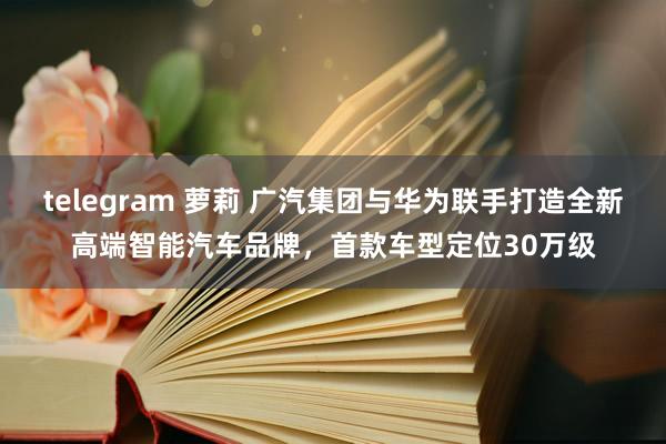 telegram 萝莉 广汽集团与华为联手打造全新高端智能汽车品牌，首款车型定位30万级